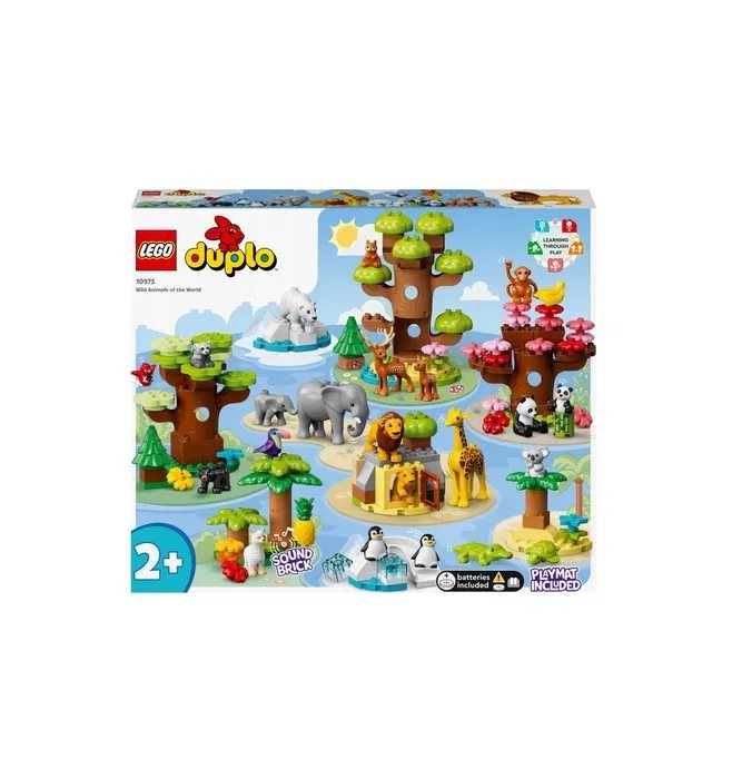 LEGO DUPLO 10975 Dzikie Zwierzęta Świata Duży Zestaw *NOWE*