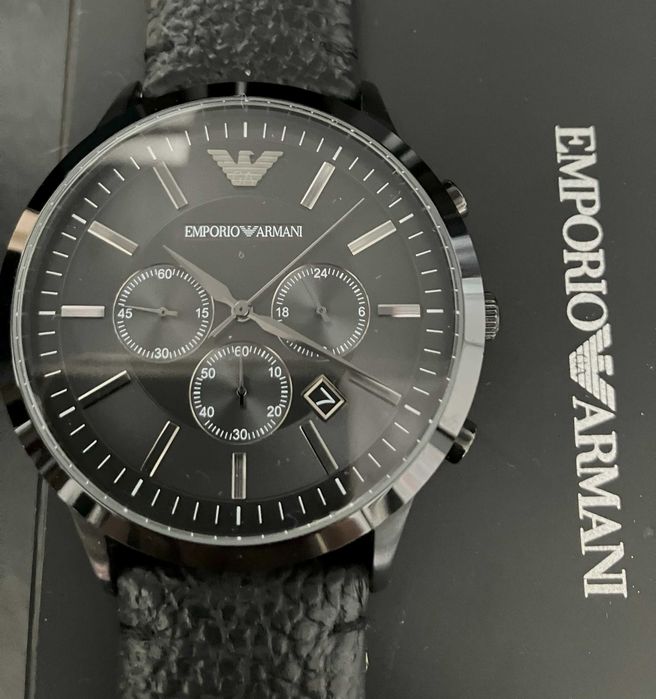 czarny zegarek EMPORIO ARMANI AR-2461