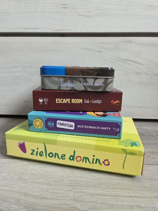 Zestaw 3 gier- rozrywkowe i edukacyjne