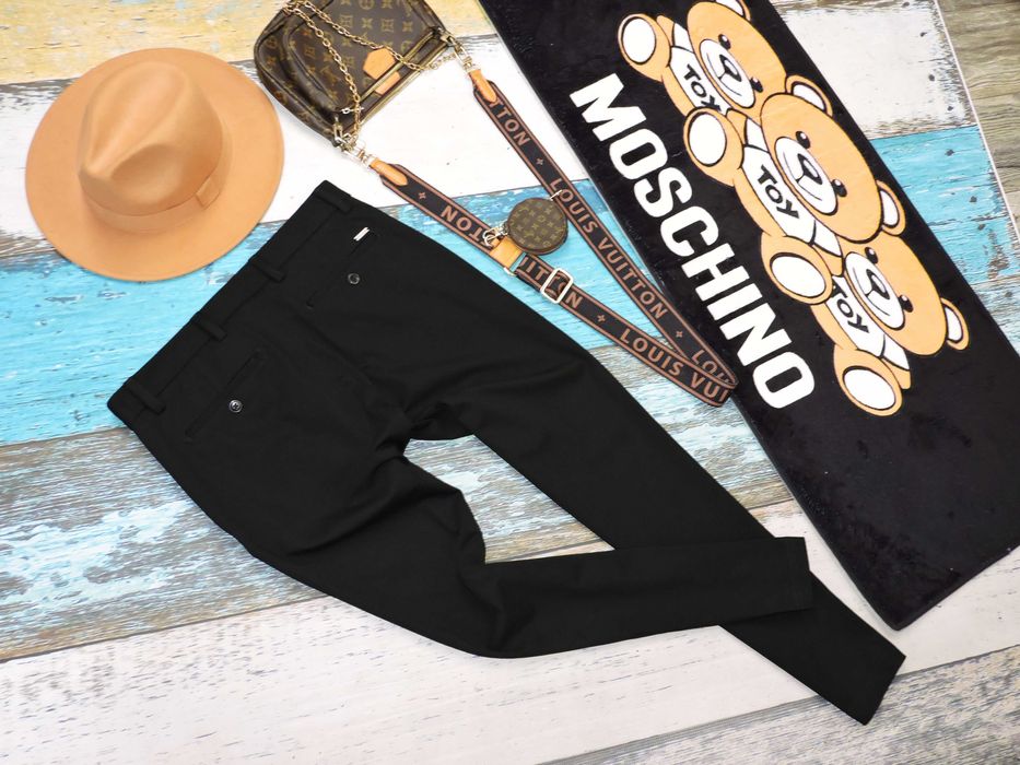 Jack & Jones Pants Spodnie rurki slim fit czarne eleganckie 32/32