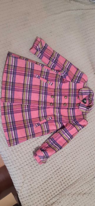 Пальто H&М на девочку 5-6л 116см