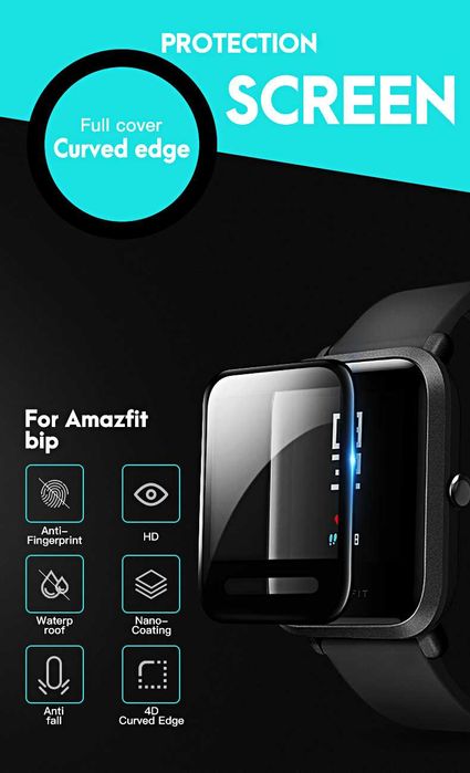 Защитное стекло-пленка для Samsung Galaxy Watch Active 2 40 мм 44 мм