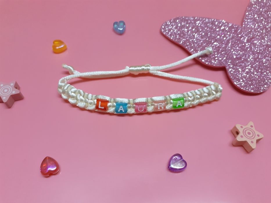 Pulseira personalizada com nome