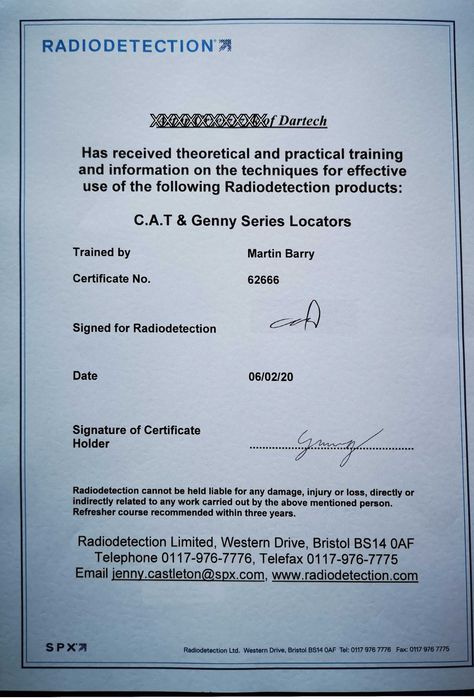 Radiodetektor wykrywacz kabli instalacji CAT 4  Radiodetection