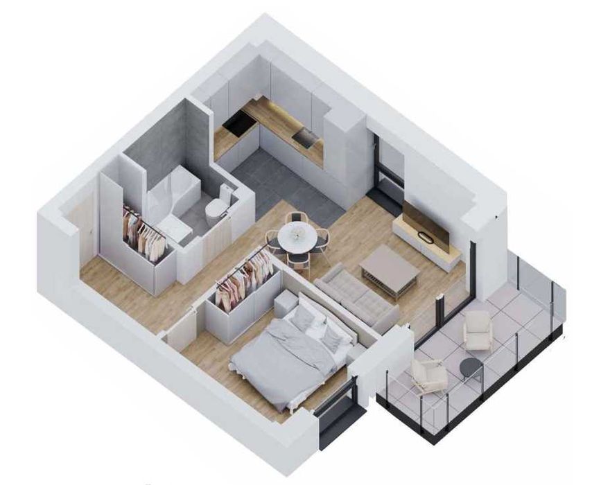 Nowe Mieszkanie Krosno Apartamenty Andersa, 2 pokoje