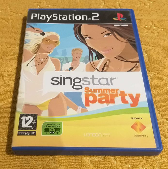 15 jogos Playstation 2 + microfones oferta ( + 120 jogos )