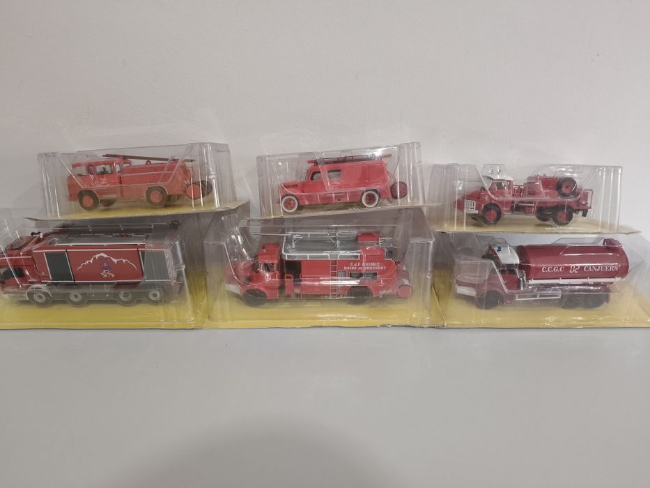 Miniaturas bombeiros, escala 1:43