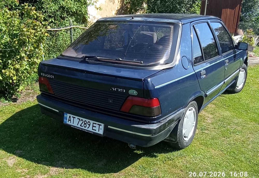 Продається peugeot 309 1993 року випуску