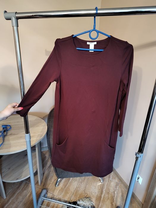 Materiałowa sukienka