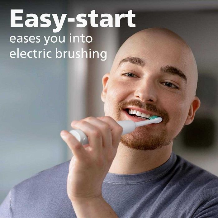 Електрична звукова зубна щітка Philips Sonicare 1100 HX3641/02 Білий