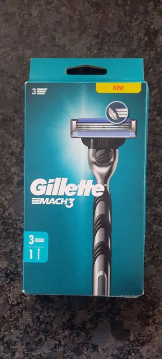 Gillette Mach 3 maszynka do golenia + 3 ostrza wymienne