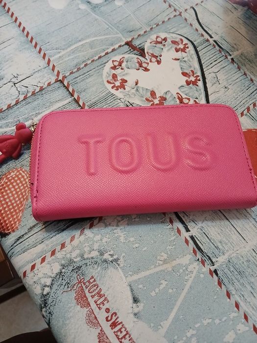 Carteira rosa de senhora