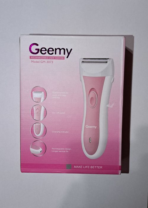 Электробритва беспроводная Geеmy GM 3073 Розовая. Триммер. 300 грн.