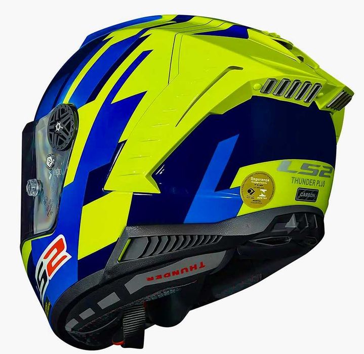 Capacete NOVO Carbono Total LS2 Thunder Gas (35% Desconto) Tam L-XL