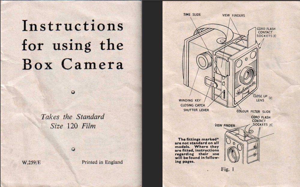 Вінтажна, колекційна Фотокамера Coronet Conway Synchronized 1950 р