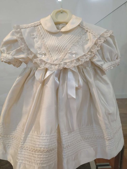 Vestido batizado bebe