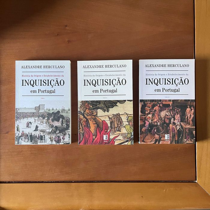 Alexandre Herculano - Inquisição em Portugal (3 vols., completo)