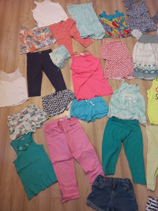 Paka ubrań na lato dla dziewczynki,  r.134