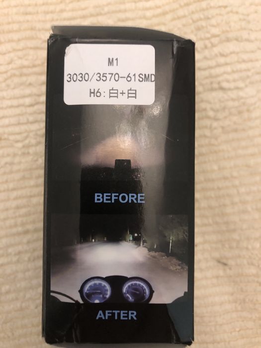 Lampada led para moto