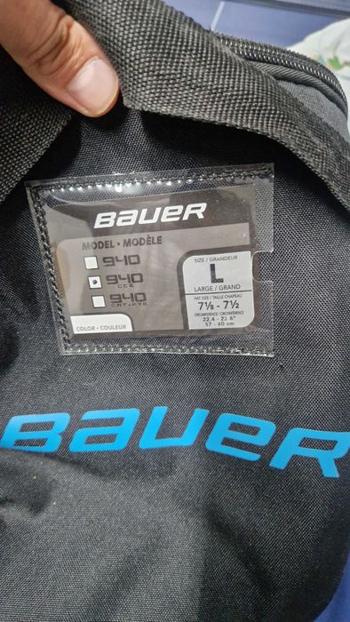 capacete hóquei Bauer 940 Sénior, usado