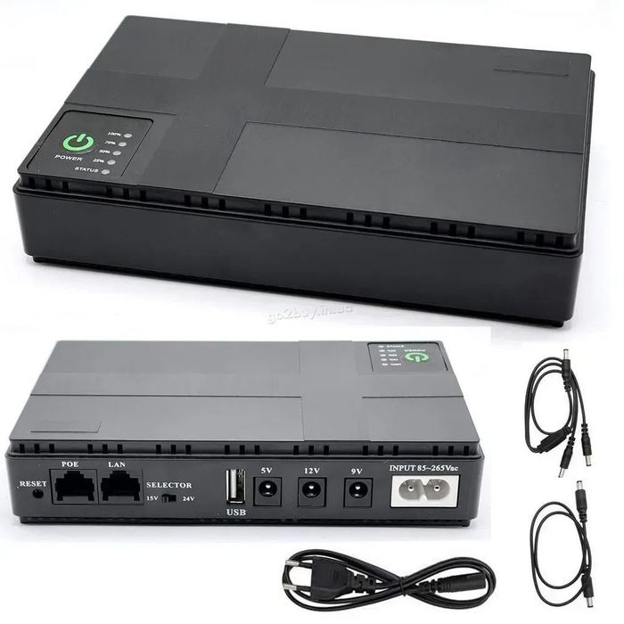 ДБЖ (ups) для роутера 10400 mah