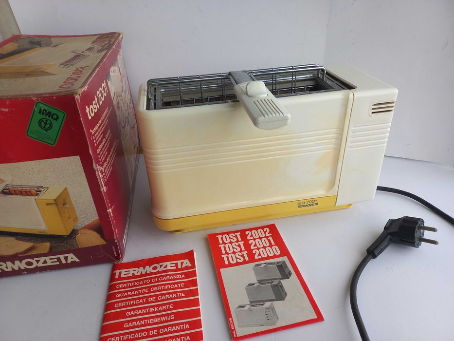 Тостер TERMOZETA Tost2001 Компактний кухонний прилад Зроблено в Італії