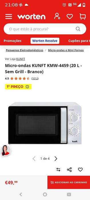 Micro-ondas KUNFT