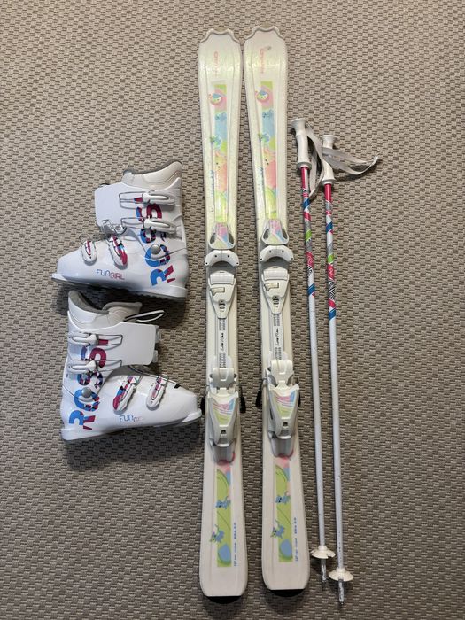 Narty Head 127cm + Buty  Rossinol 24-24,5