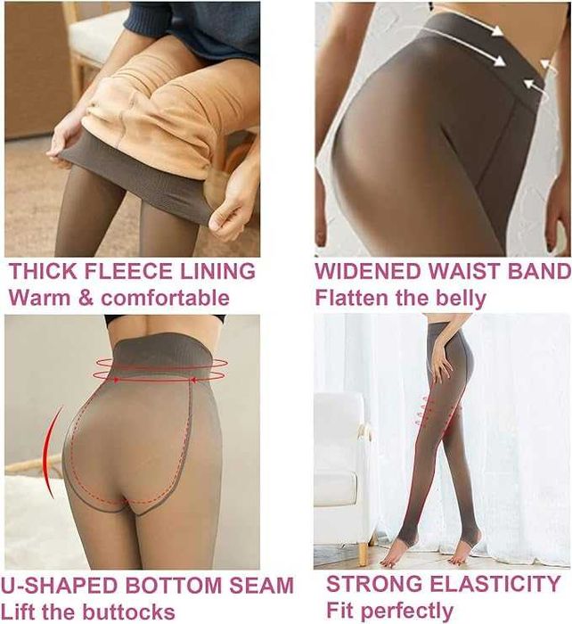 Nowe legginsy /getry damskie /grube /ocieplane /termiczne /300g !3295!