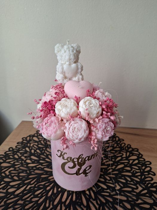 Flower boxy ze świec sojowych