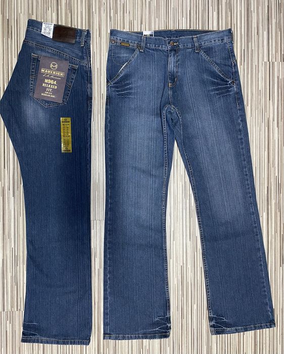 Spodnie męskie jeans 31/34 pas 82 cm komplet 2 sztuki Maverick nowe