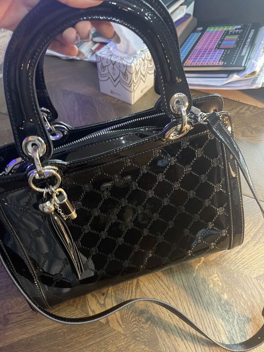 Kazar torba skórzana lakierowana