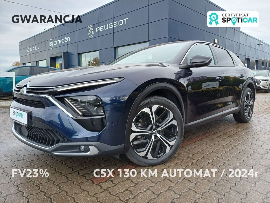 Citroën C5X #172# C5X 1.2 PureTech 130 KM Plus AUTOMAT / I wł. / FV23%