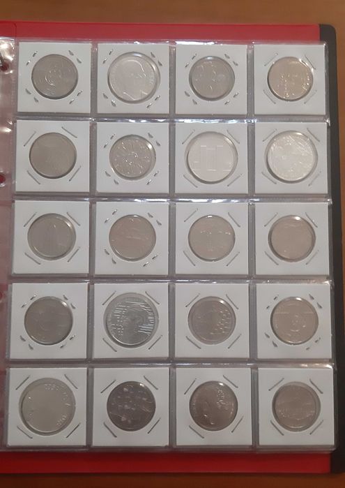 Coleção moedas comemorativas