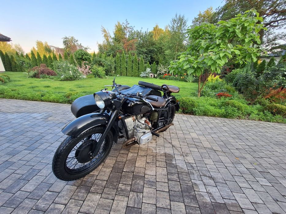 Dniepr 1972r. po remoncie silnika. zamiana na skuter