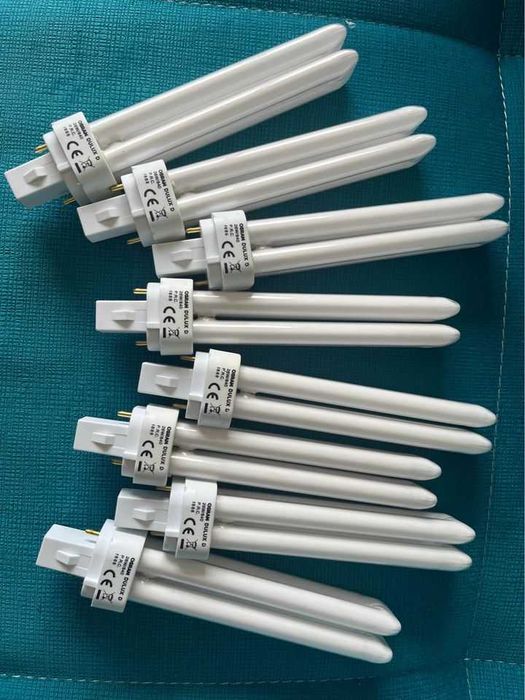 8 Lâmpadas fluorescentes PL G24d-3 2 pinos 26W/840 - Osram Delux