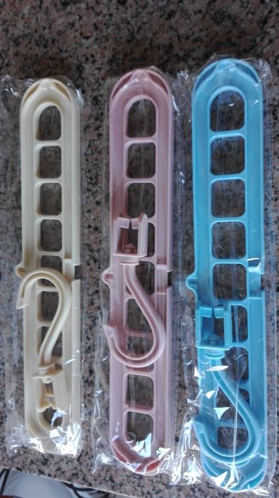 Cabides 9 em 1 e cabides cintos colares écharpes gravatas lenços