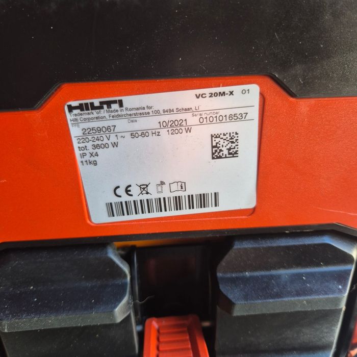 Odkurzacz przemysłowy Hilti VC 20m-x