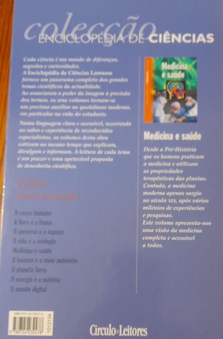 Livro Medicina e Saúde / Larousse