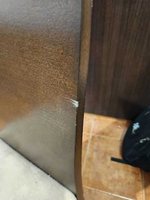 Mesa de jantar extensível Lourini 160/239cmx90cm e as 4 cadeiras