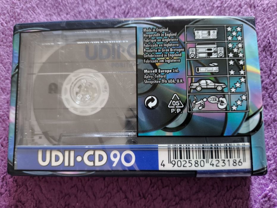 Кассеты Maxell UDll -CD90 TDK CDing- ll TDK D90 Maxell XLll-S Sony HF