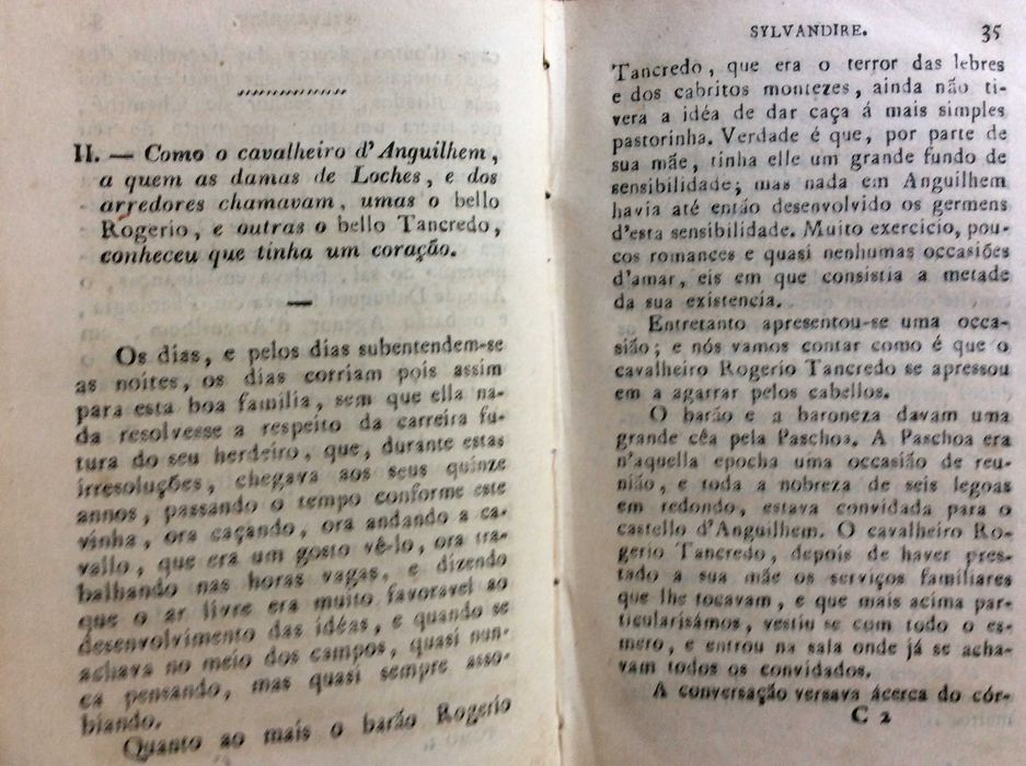 Sylvandire. Romance histórico de Alexandre Dumas, 1848. 1.ª edição portuguesa. Rara edição