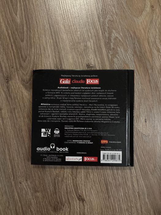 Audiobook MIŁOŚNICA Maria Nurowska