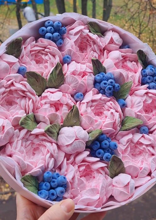 Зефірні квіти та букети