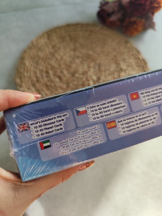 Interaktywne karty edukacyjne Smarty 4D dinozaury roboty planety