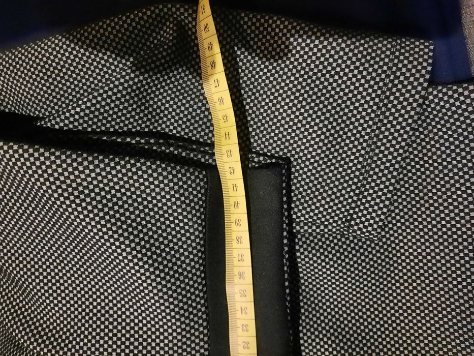 Sukienka biurowa elegancka rozmiar L/40 drobna pepitka