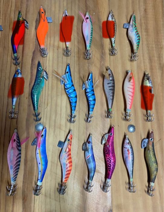 Iscos de pesca de choco