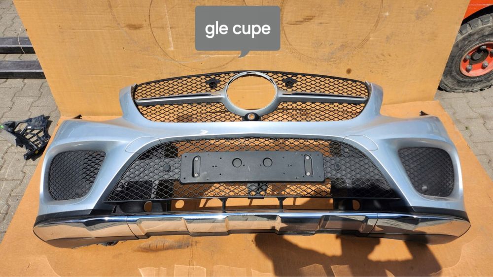 Бампер передний хром сетки Mercedes Benz W292 C292 GLE Coupe Amg