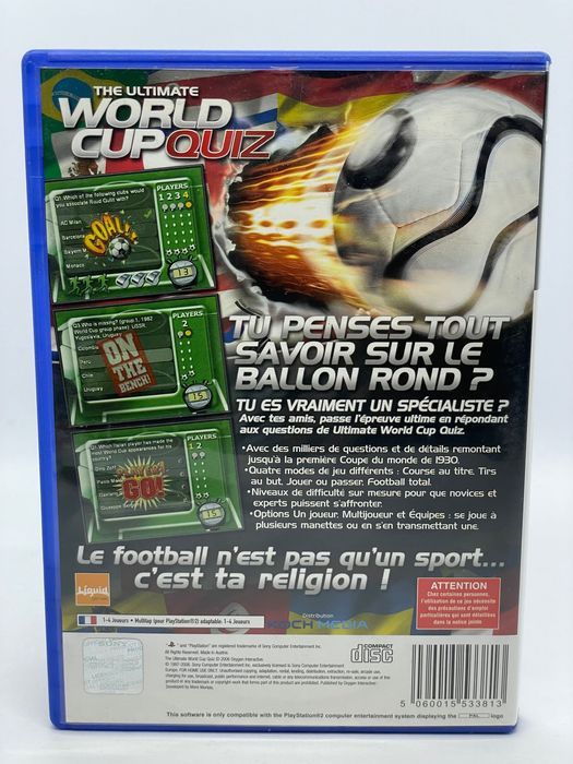 The Ultimate World Cup Quiz PS2 Po Angielsku