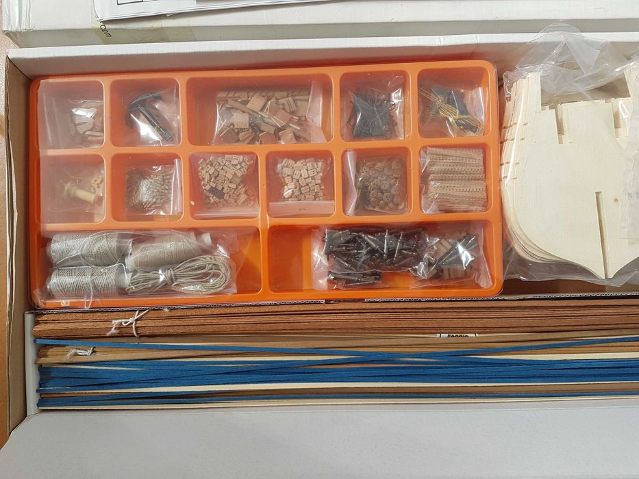 Kit modelismo em madeira da COREL À escala 1:75 do navio sueco WASA